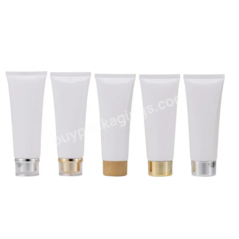 Custom Plastic Tubes Squeeze Wholesale Pe Cosmetic Concealer Sunscreen Lotion Bb Cream Oval Tube Packaging