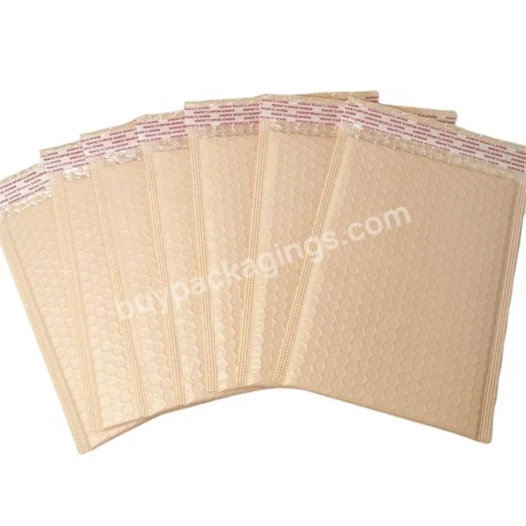 Custom Poly Bubble Mailer Padded Envelopes With Logo Printed Biodegradable Bubble Mailer Bags For Packaging 8.5x12