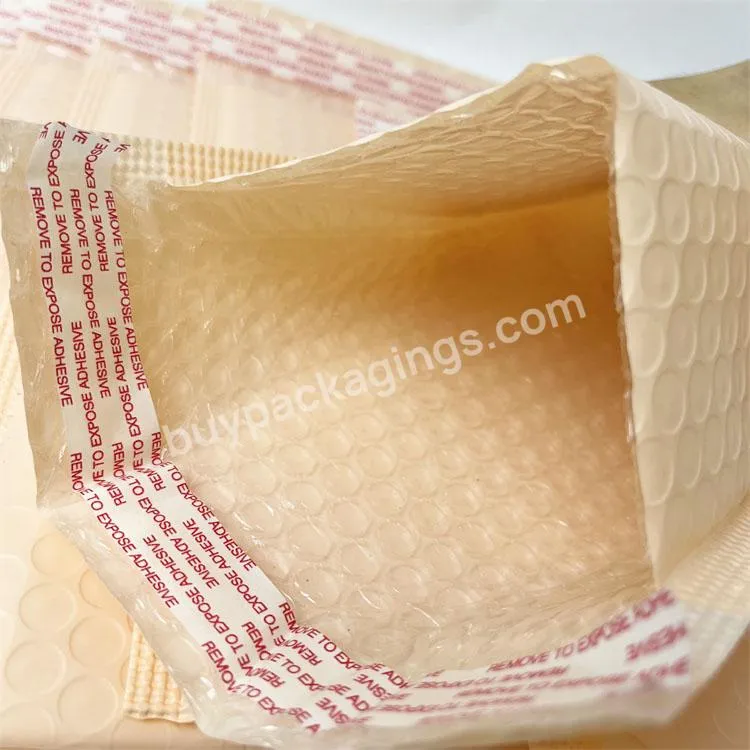 Custom Poly Bubble Mailer Padded Envelopes With Logo Printed Biodegradable Bubble Mailer Bags For Packaging 8.5x12