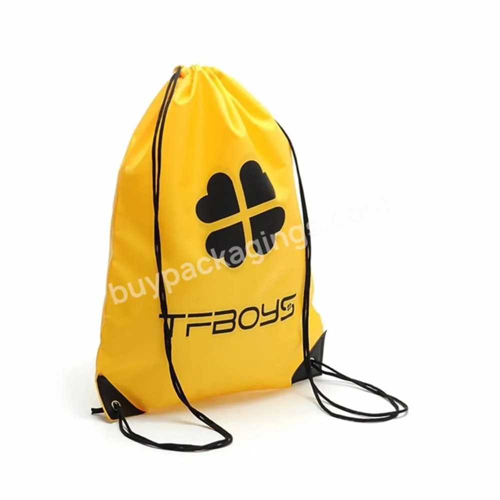 Custom Polyester Draw String Bag Printing Drawstring Backpack - Buy Polyester Drawstring Bag,Drawstring Bag,Polyester Backpack Bags.