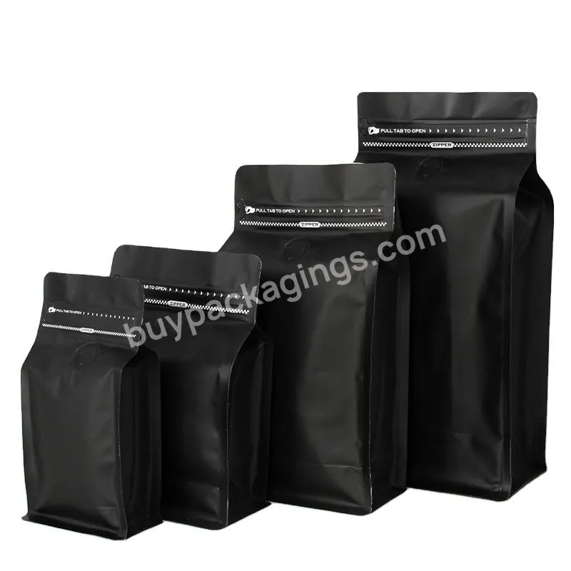 Custom Printed Aluminum Foil Coffee Bean Packing Pouch / Side Gusset Coffee Packaging Bag With Valve