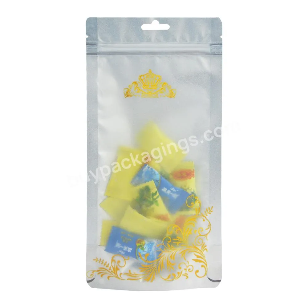 Custom Printed Bag Resealable Mylar Stand Up Pouch For Fruits Smell Proof Holographic Custom Design Recyclable Ziplockbags