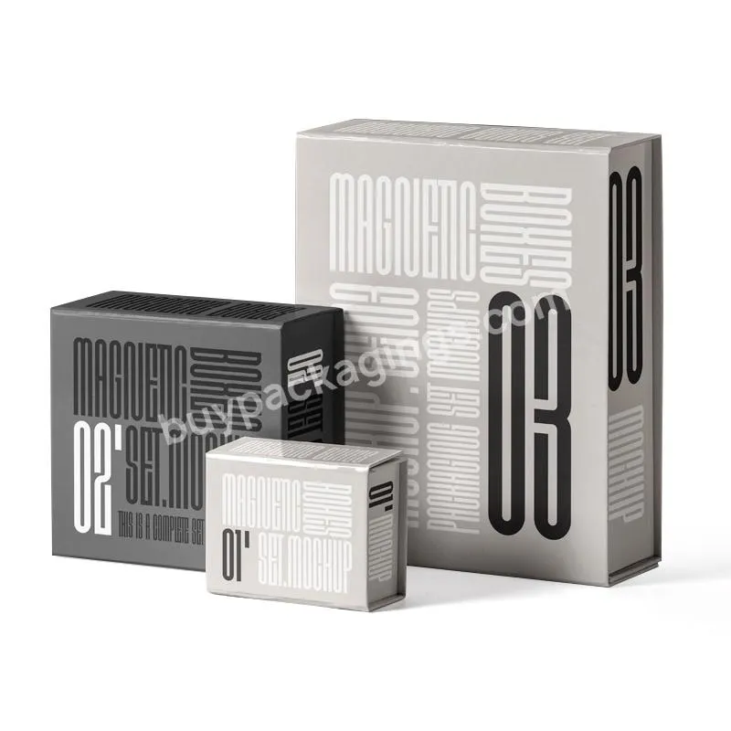 Custom Printed Cardboard Rigid Hard Box Magnetbox Magnet Box Packaging Luxury Folding Gift Boxes
