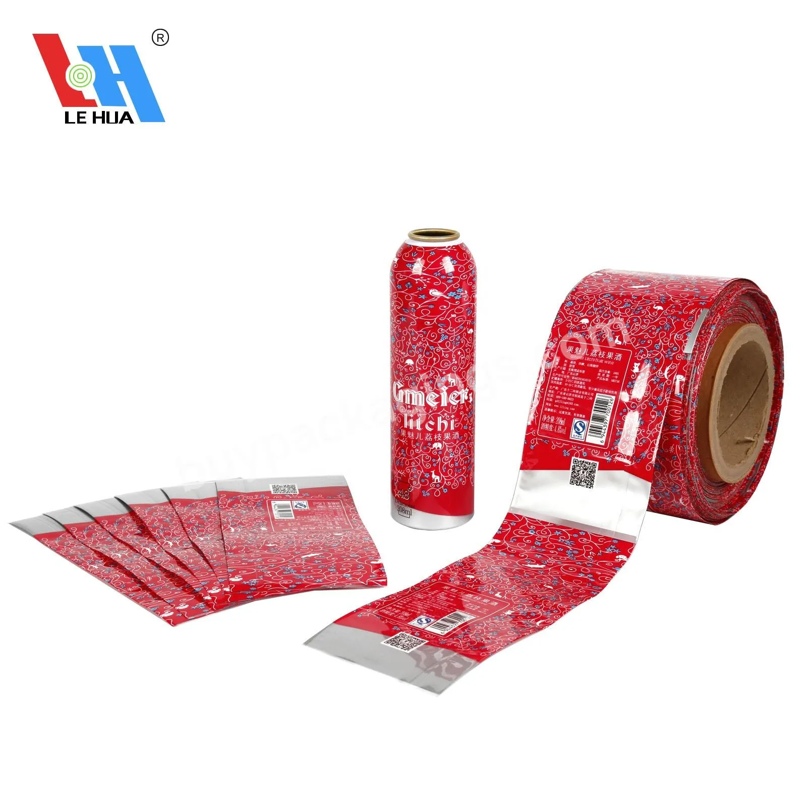 Custom Printed Cheap Pvc Heat Shrink Bands For Beverage Bottles