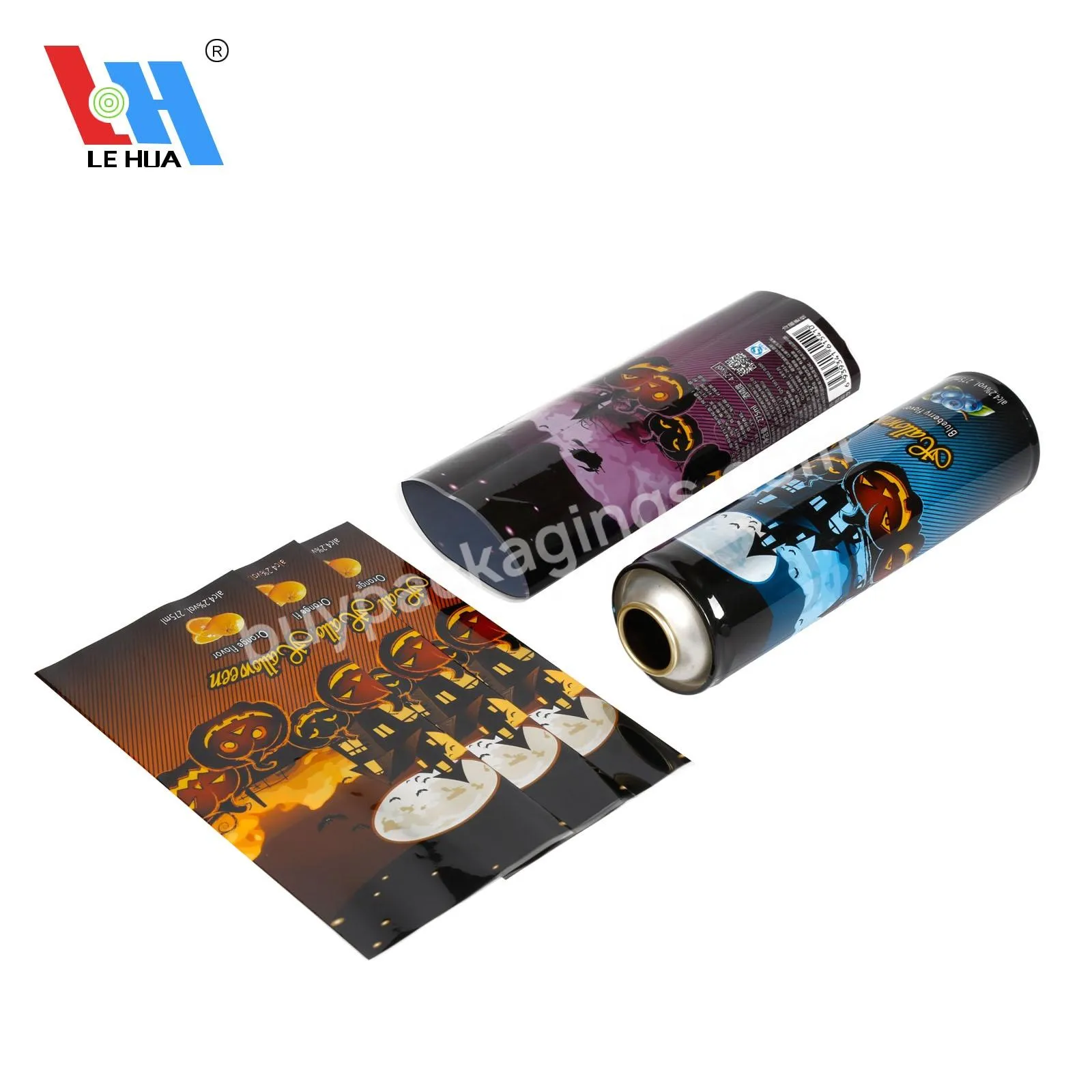 Custom Printed Cheap Pvc Heat Shrink Bands For Beverage Bottles