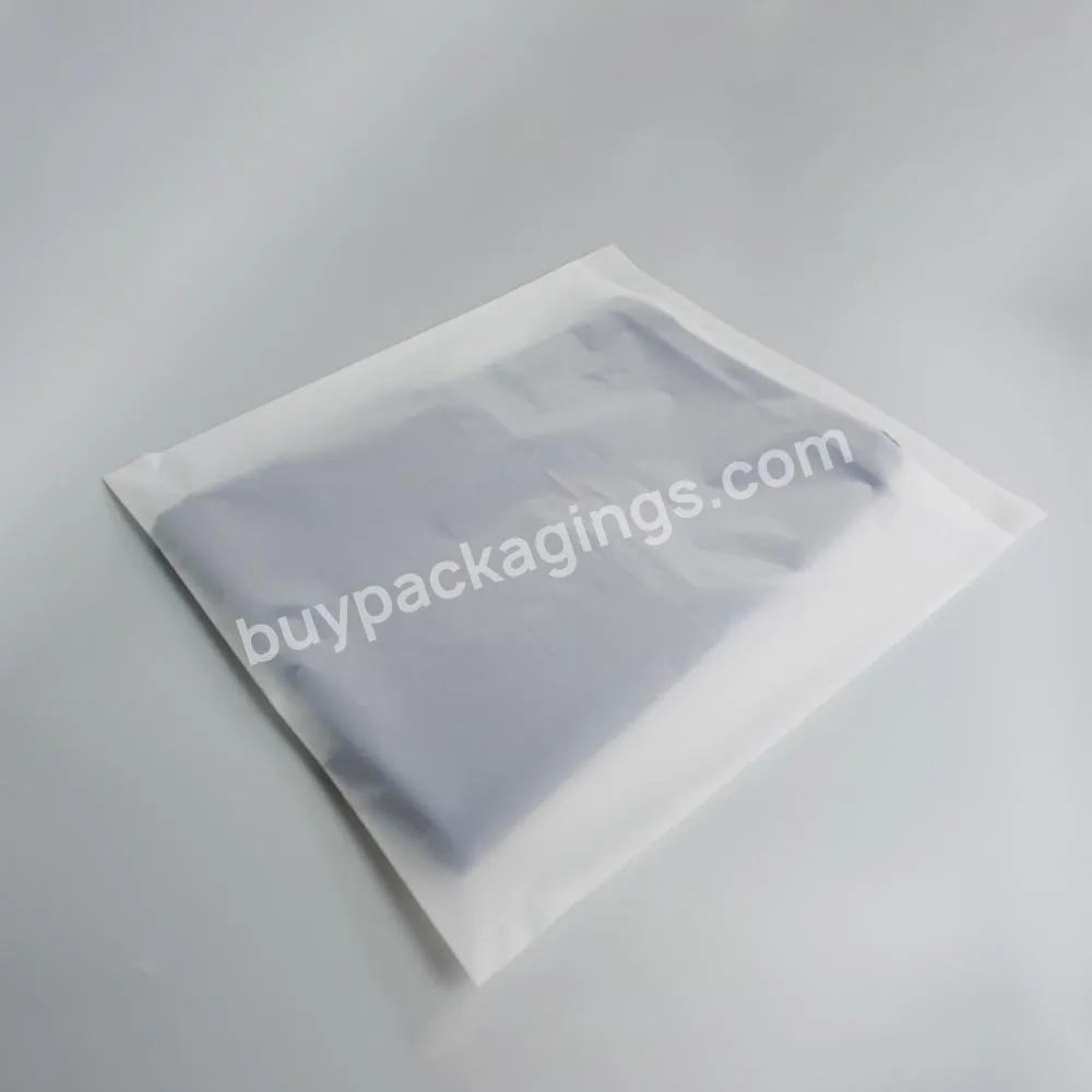 Custom Printed Clear Matte Frosted Pvc Zip Lock Bags For Clothes With Logo Ziplock Bags Glossy Custom Clothing Packaging Bags