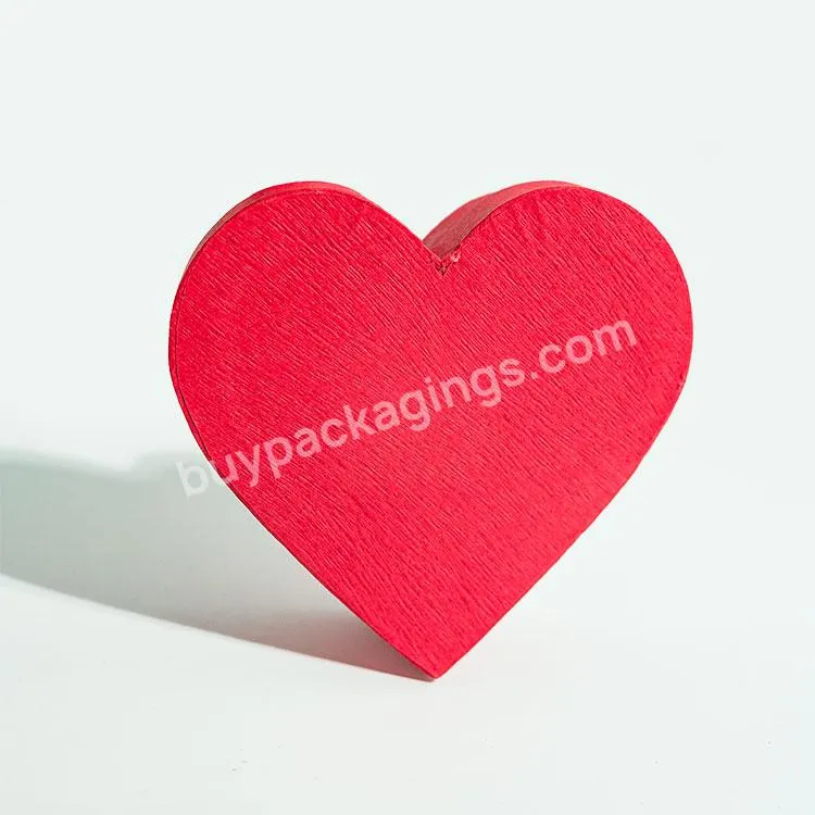 Custom Printed Heart Shaped Rose Flower Gift Box Pretty Valentine Gift Boxes