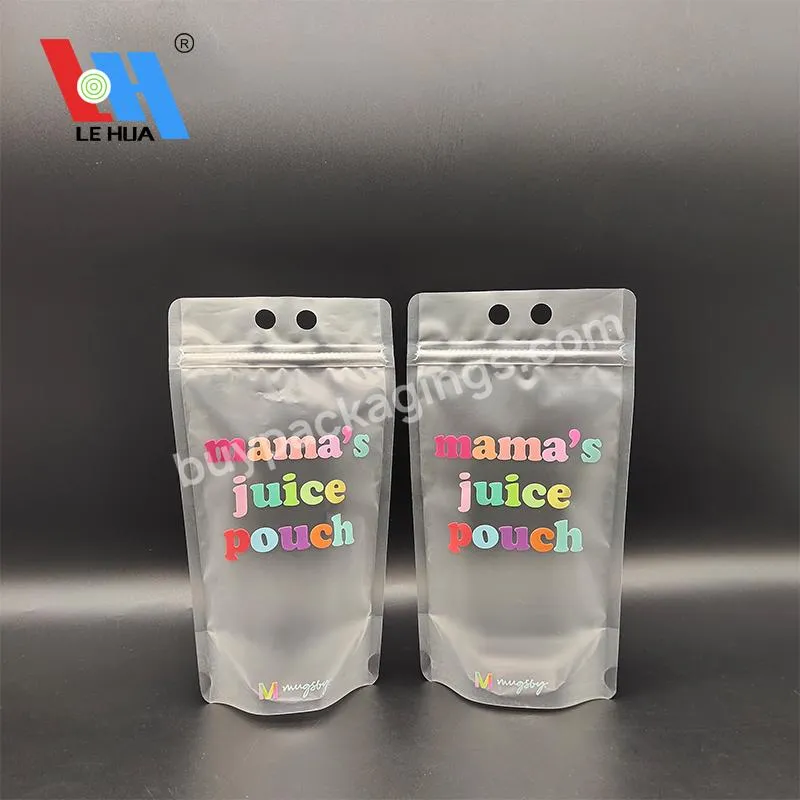 Custom Printed Laminated Material Frost Stand Up Plastic Zip Lock Self Seal Milk Tea Bags Pouch With Logo