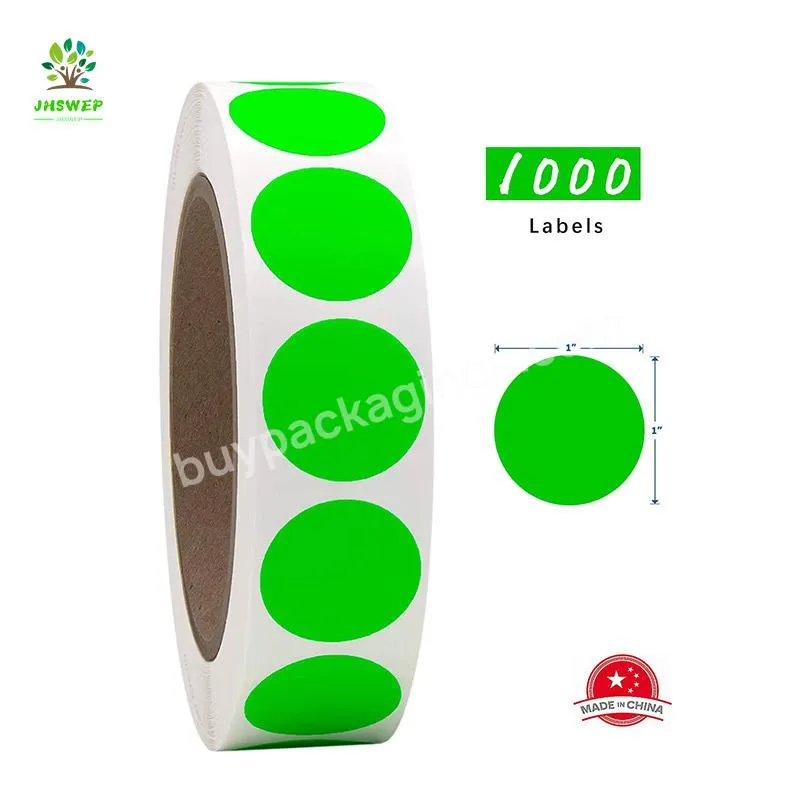 Custom Printed Logo Labels For Packaging Vinyl Waterproof Sticker Printing Roll Label Round Stickers