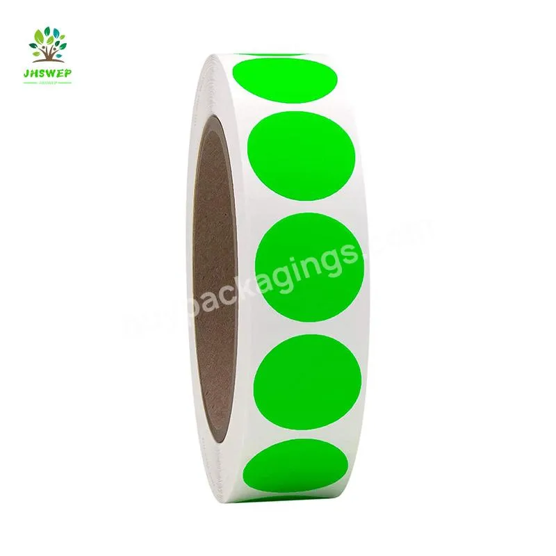 Custom Printed Logo Labels For Packaging Vinyl Waterproof Sticker Printing Roll Label Round Stickers