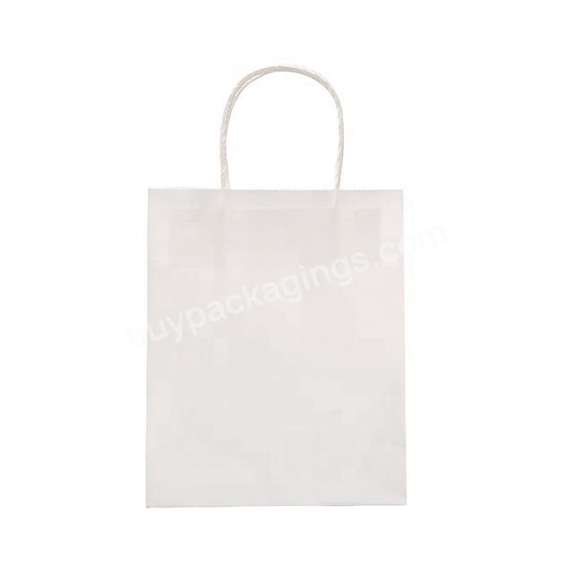 Custom Printed Luxury Premium Shopping Tote Packaging Gift Paper Bag With Logo Handle