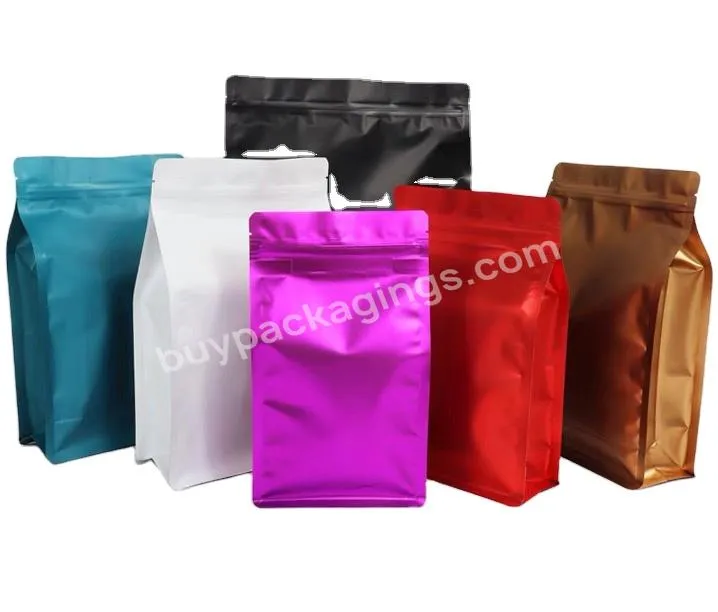 Custom Printed Packaging Bag For Coffee For Tea Resealable Doypack Zipper Stand Up Coffee Pouch With Valve