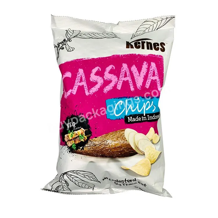 Custom Printed Plastic Potato Chip Packaging Bags