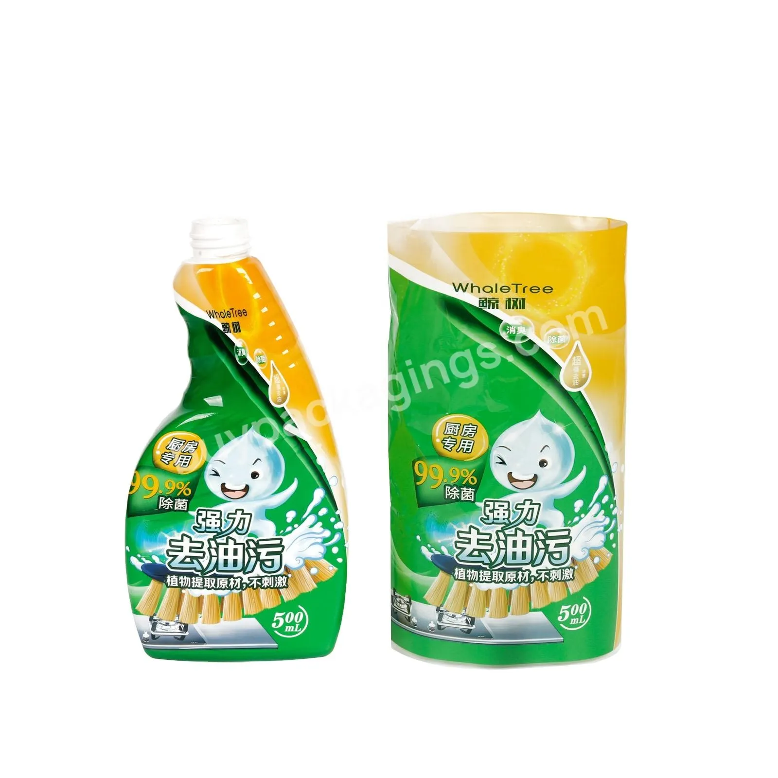 Custom Printed Pvc Pet Ops Plastic Shrink Wrap For Irregular Bottle Body