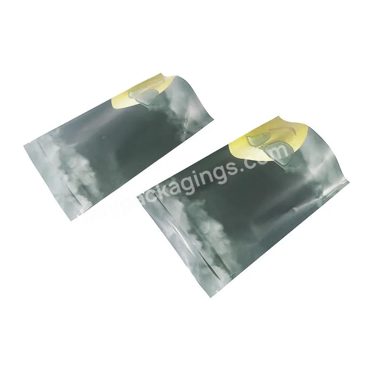 Custom Printed Reusable Zip Lock Plastic Packaging Smell Proof Children Resistant Foil Holographic Rainbow Color Bags