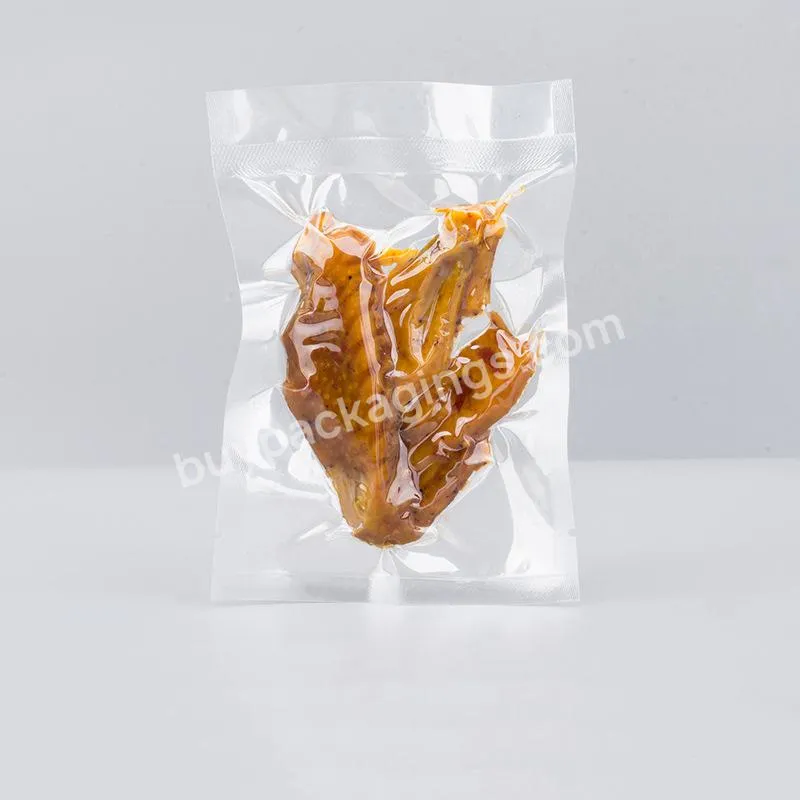 Custom Printed Transparent Vacuum Bags For Chicken Compressed Vacuum Storage Packaging Bags