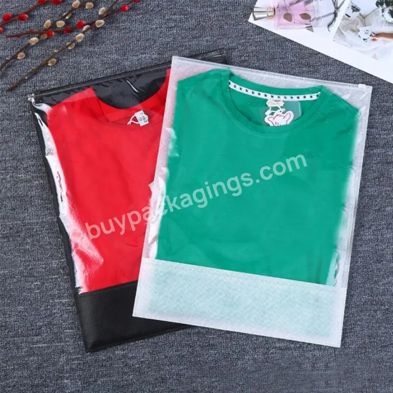 Custom Printed Zipper Bag Designed For Clothing Display