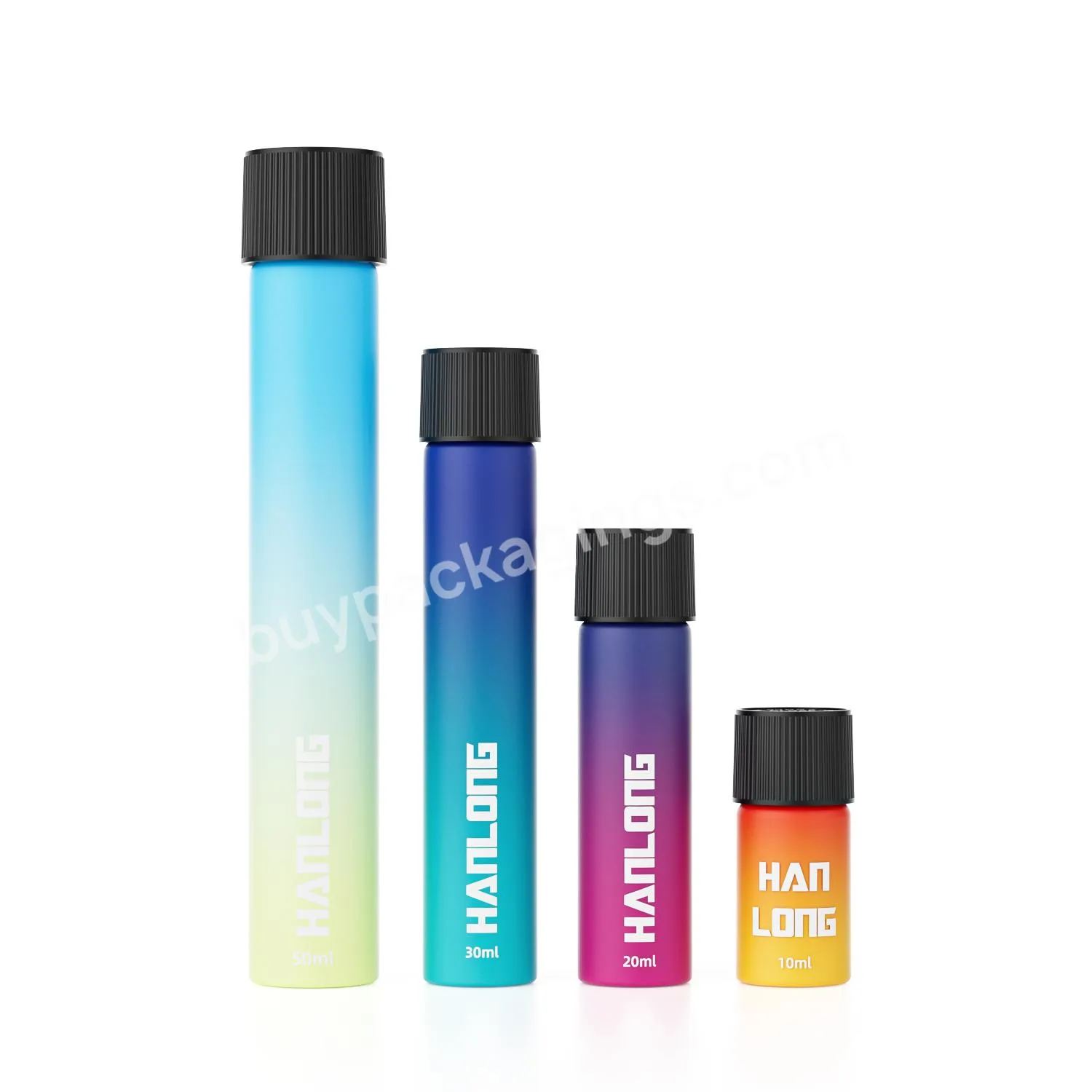 Custom Printing 120mm Food Grade Glass Colored Frosted Childproof Cap Vial Packaging Tube Pre Roll Glass Tubes With Cr Cap