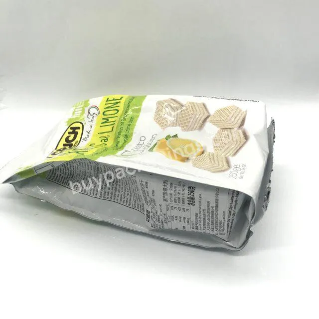 Custom Printing Cookie Packaging Bag /biscuit Packing Pouch /flat Sachet For Cookie&fries