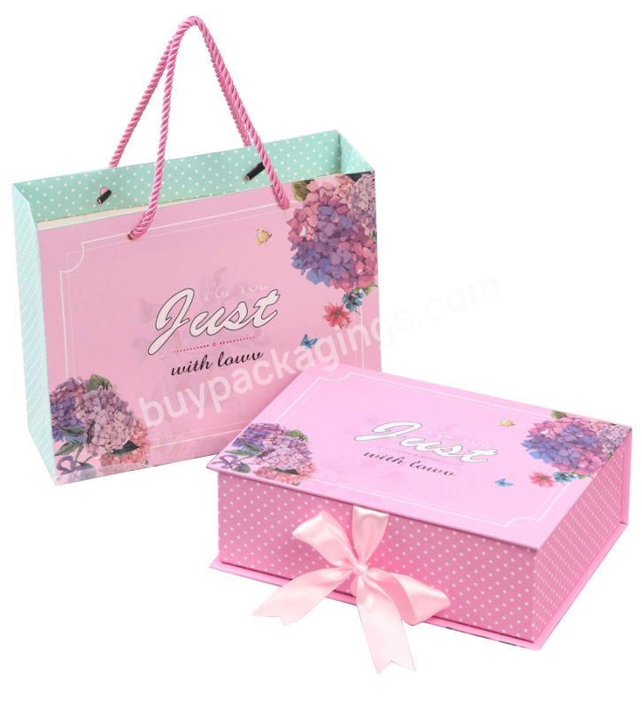 Custom Printing Hot Sale Luxury Empty Wholesale Baby Shower Carton Gift Boxes With Magnetic Lid