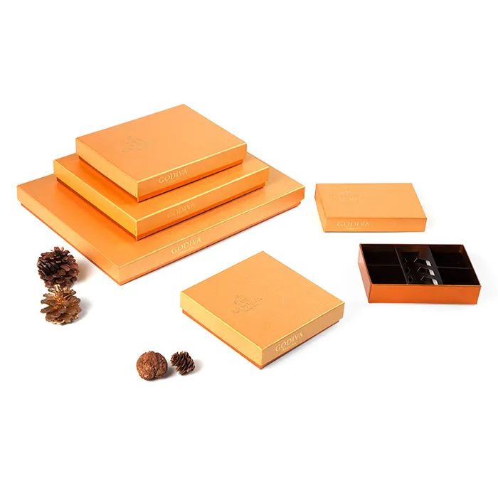 Custom printing low price food packaging Chocolate box design templates