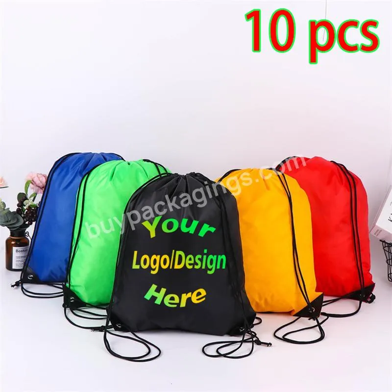 Custom Printing Promotional Outdoor Casual Gym Sport Waterproof Polyester Drawstring Backpack Bag - Buy Polyester Drawstring Bag,Drawstring Bag,Polyester Backpack Bags.