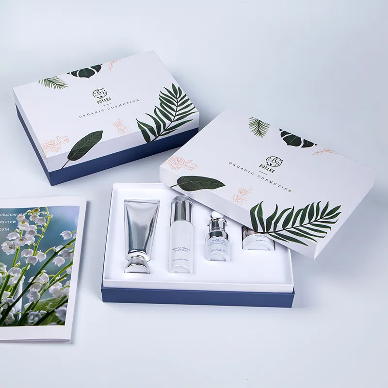 Custom Product Eco friendly Luxury Logo Printed Make Up Set Paper Gift Packaging Cosmetics Boxes