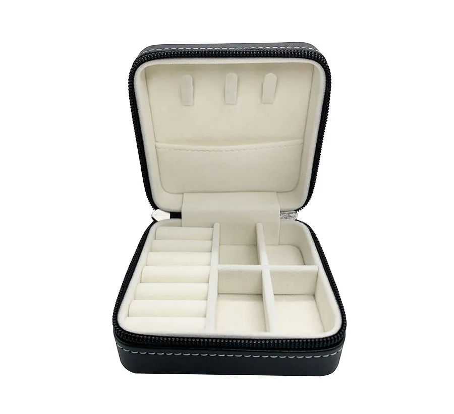 Custom PU leather jewelry storage box
