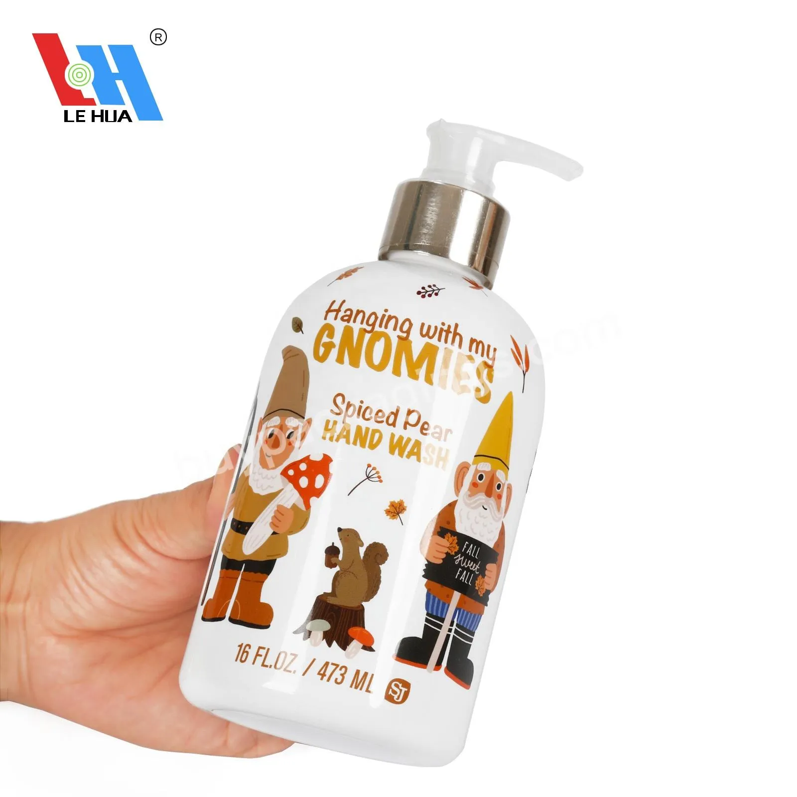 Custom Pvc Heat Shrink Wrap Sleeve Printed Labels For Detergent Body Cleaner Bottle