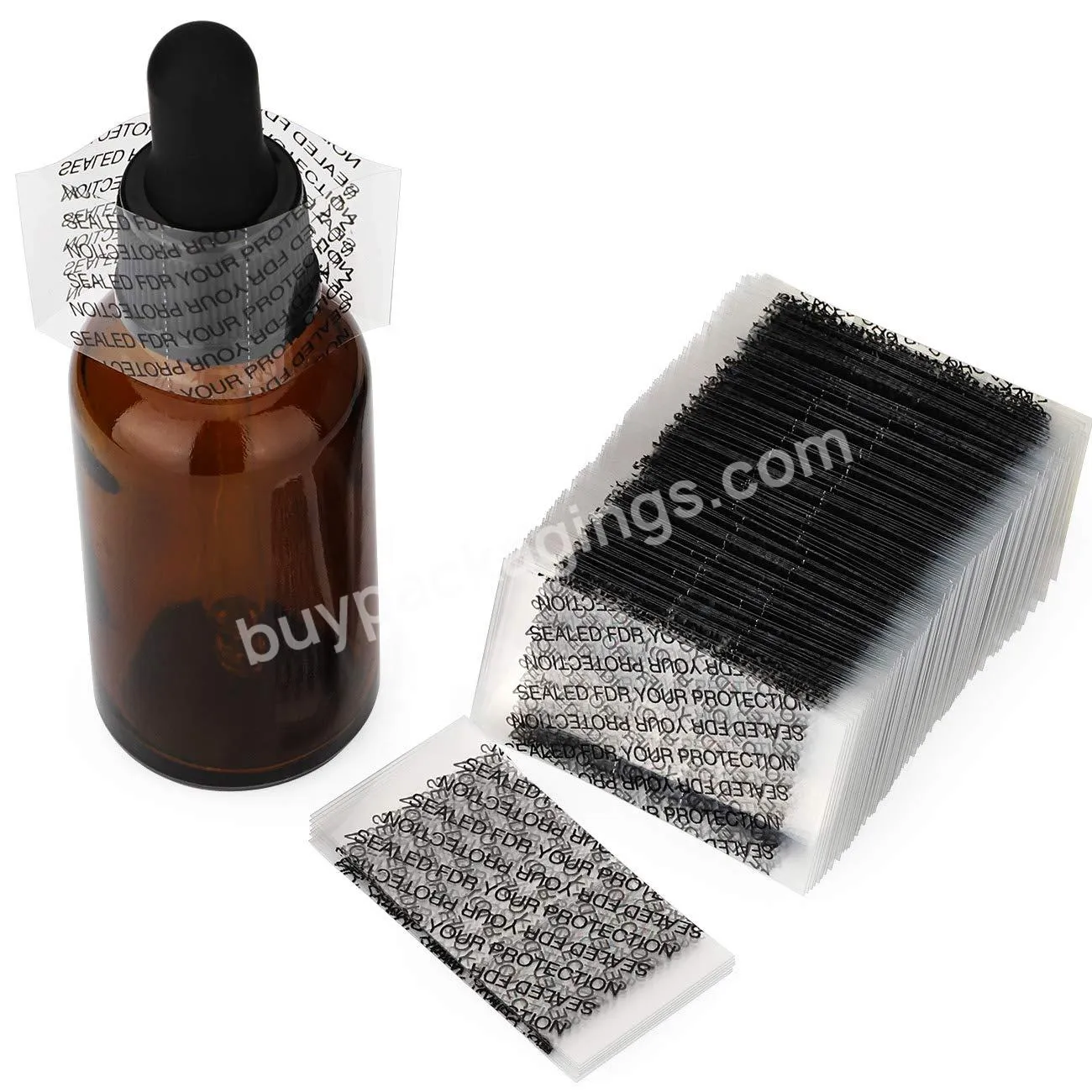 Custom Pvc Perforated Heat Shrink Seal/heat Shrink Wrap Bands For Plastic Bottles Cap Glass Jars Neck