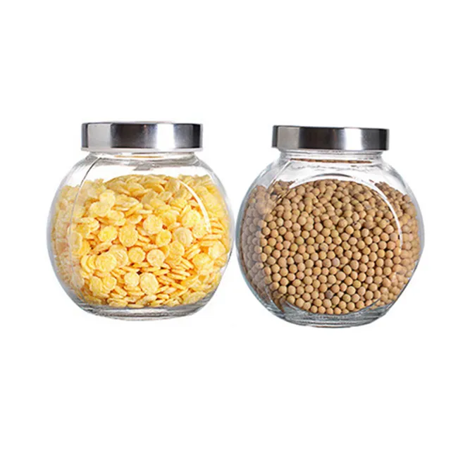 Custom Size 200ML450ML750ML1400ML Transparent Spice Jars Seasoning Storage Bottles