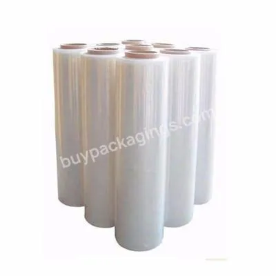 Custom Size Pallet Carton Wrapping Package Rouleau De Film Plastique Pink Pe Lldpe Roll Machine 3 Layer Wrap Stretch Film