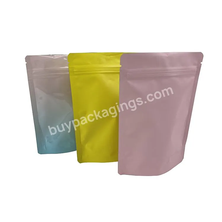 Custom Stand Up Mylar Pouch Plastic Dried Fruit Snack Food Packaging Bag With Zipper