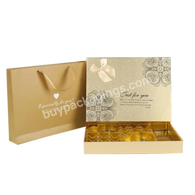 Custom Truffle Empty Paper Gift Luxury Chocolate Box Packaging With Dividers