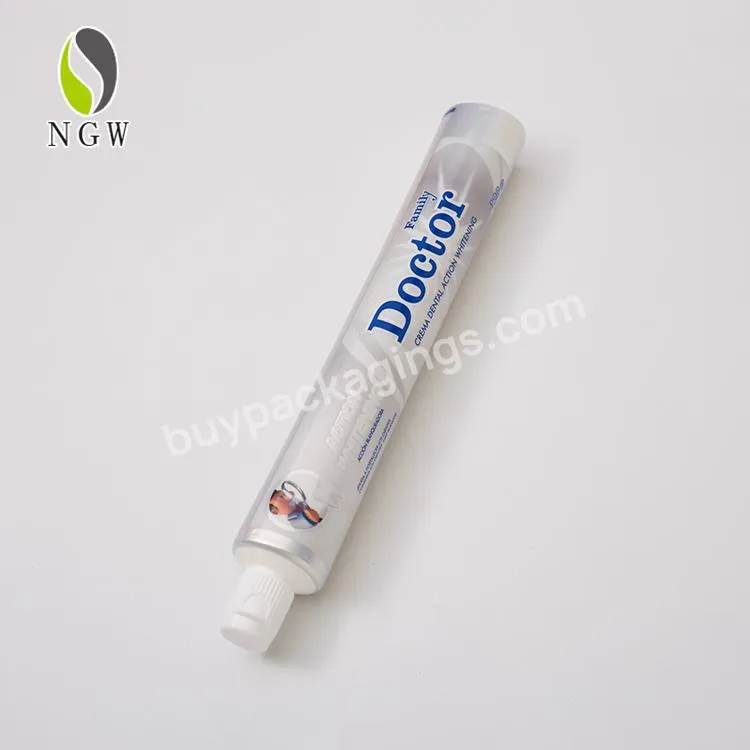 Custom Tube Plastic Empty Cosmetic Aluminum Extrusion Refillable Shampoo Bb Cream Face Wash Toothpaste Tube Packaging