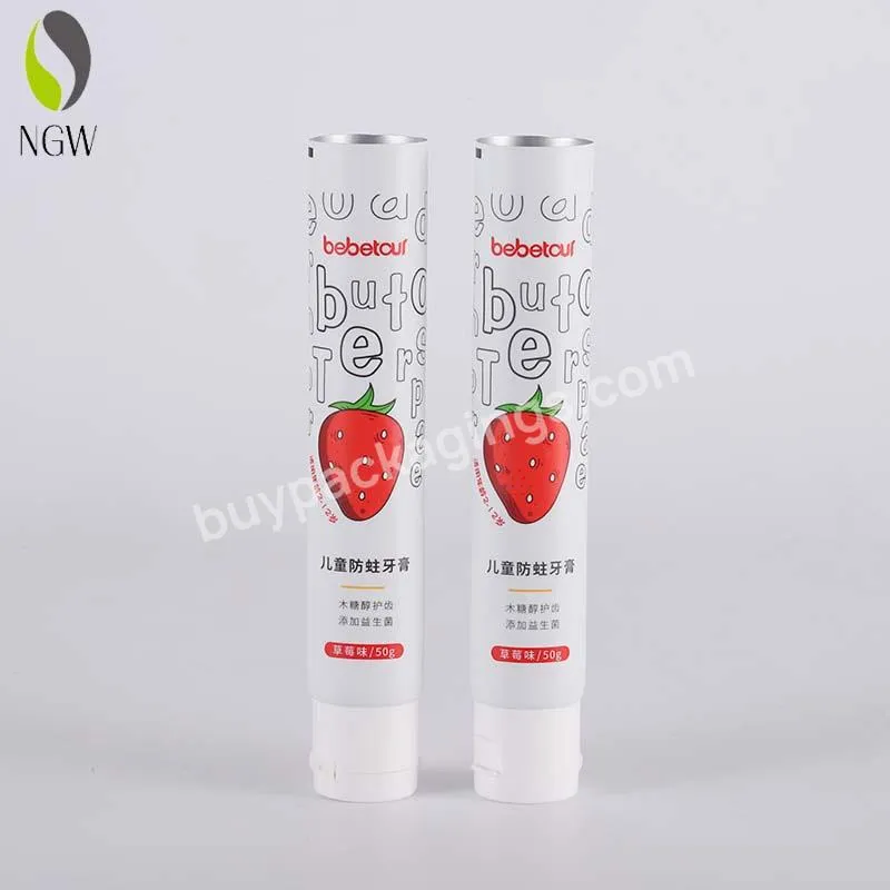 Custom Wholesale Manufacturer Aluminum Plastic Laminated Empty Personalized Logo Toothpaste Tube Packaging With Flip Cover