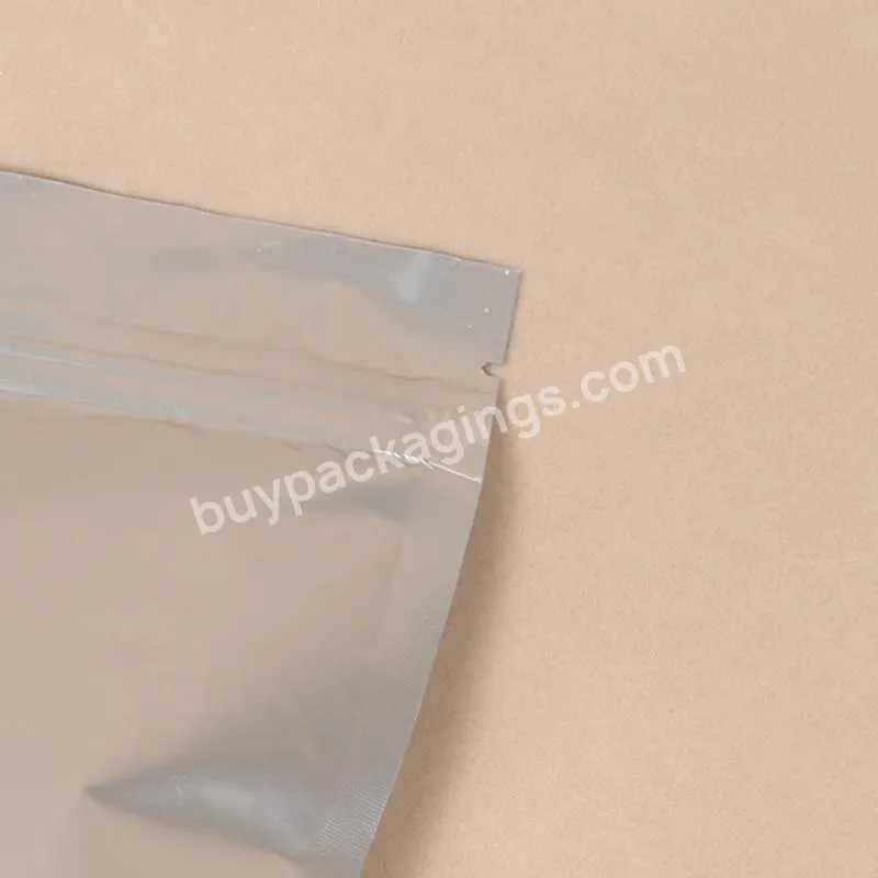 Custom Zipper Bag With Aluminum Surface