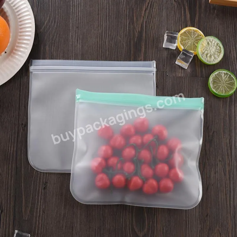 Custom Zipper Fruit Bag Frosted Surface