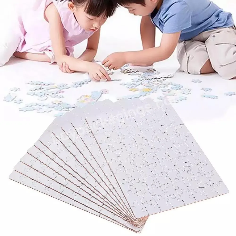 Customised Paper Jigsaw Rompecabezas Para Sublimar a3 a5 a4 Sublimation Puzzle Blanks