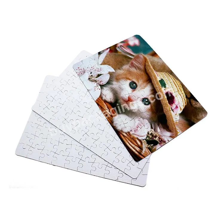 Customised Paper Jigsaw Rompecabezas Para Sublimar a3 a5 a4 Sublimation Puzzle Blanks