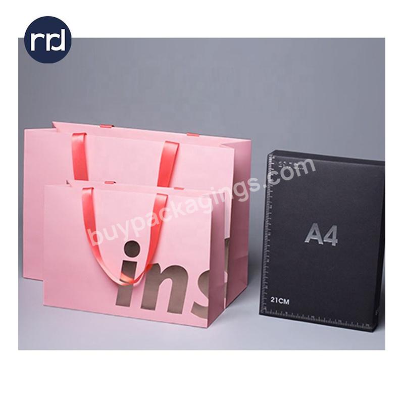 Customizable Embossing Treatment Highend Lady Flexiloop Handle Shopping Bag Recyclable