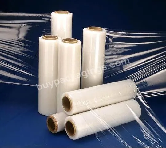 Customizable Extra Thick Translucent Durable Self-adhering Biodegradable Stretch Wrap Film For Pallet Wrapping