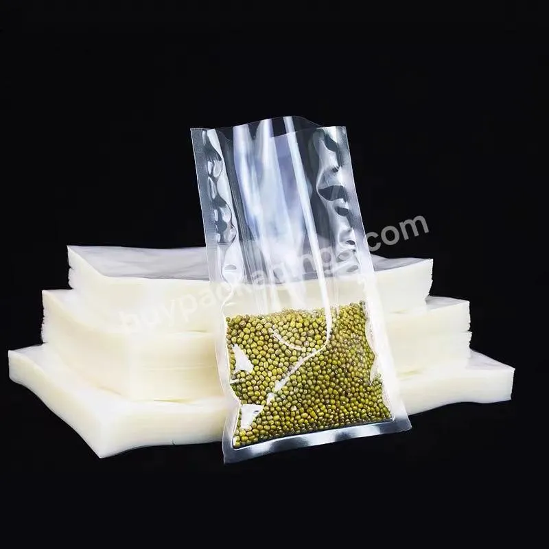 Customizable Food Grade Transparent Nylon Laminated Polyethylene Vacuum Bag