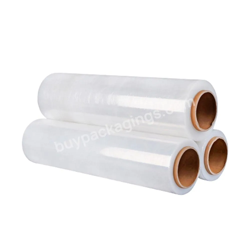 Customizable Lldpe Hand Use Plastic Strech Wrap 20 23 Microns Transparent Manual Stretch Film