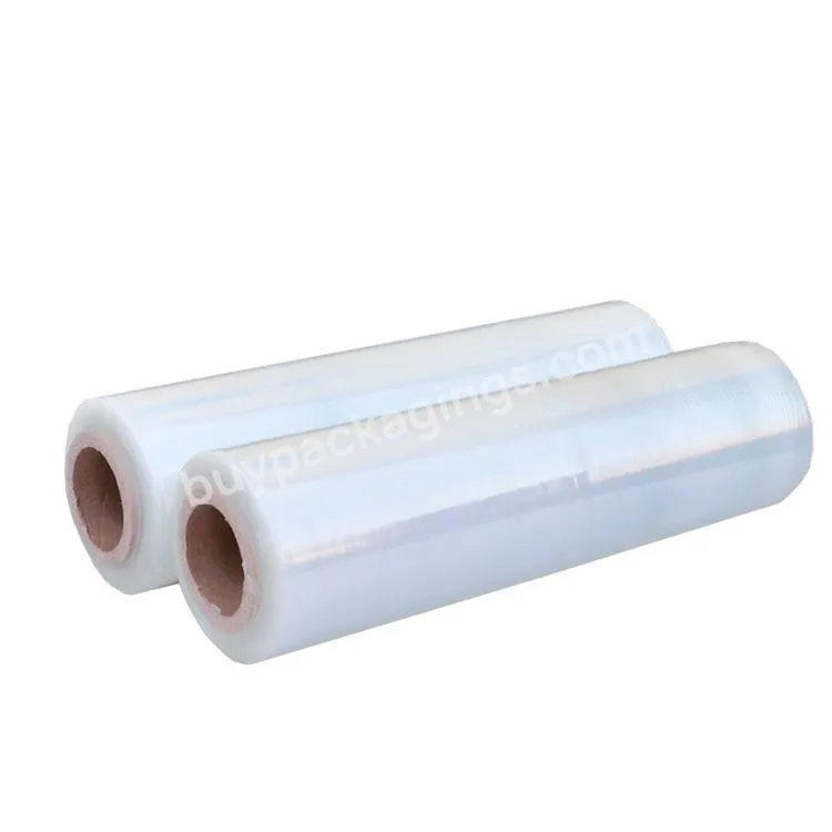 Customizable Lldpe Hand Use Plastic Strech Wrap 20 23 Microns Transparent Manual Stretch Film