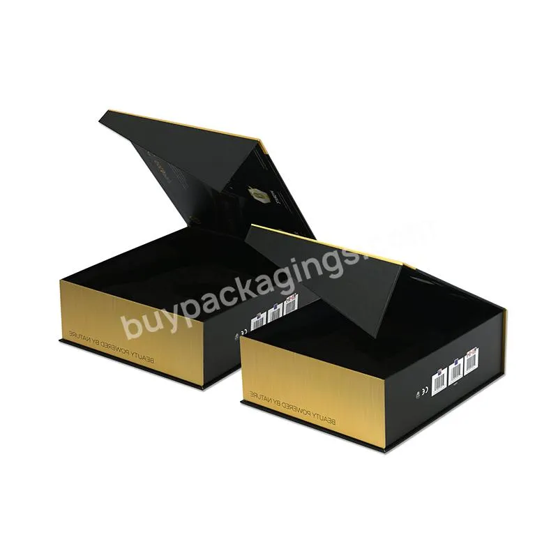 Customized Cardboard Art Paper Wrapped Beautiful Design Magnetic Rigid Box With Lid