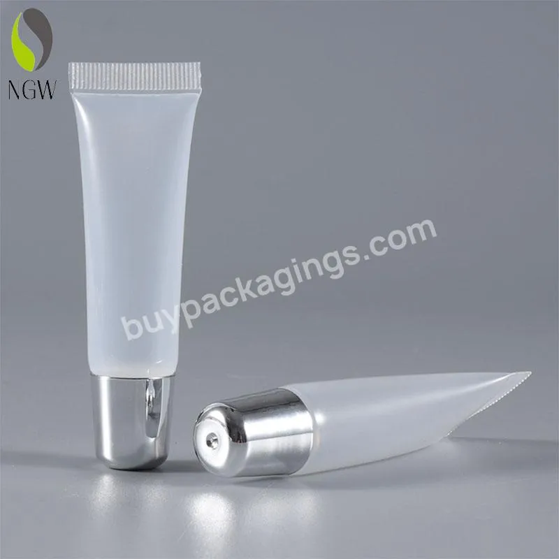 Customized Cheap Empty Cosmetic Plastic Tube Squeeze 10g15g20g25g30g Clear Lip Gloss Tube Liquid Lipstick Tube Manufacturer