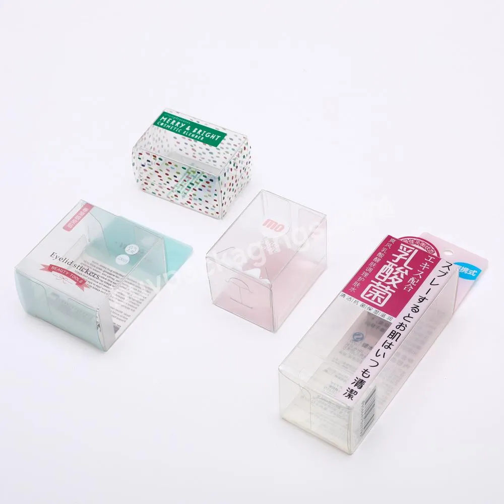 Customized Design Offset Printing High Quality Clear Plastic Box Packaging