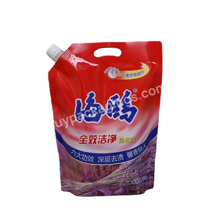 Customized Design Printed 200g 120ml 1l 1000ml Clear Frosted Side Guessted Stand Up Liquid Soap Bag Top Spout Pouch