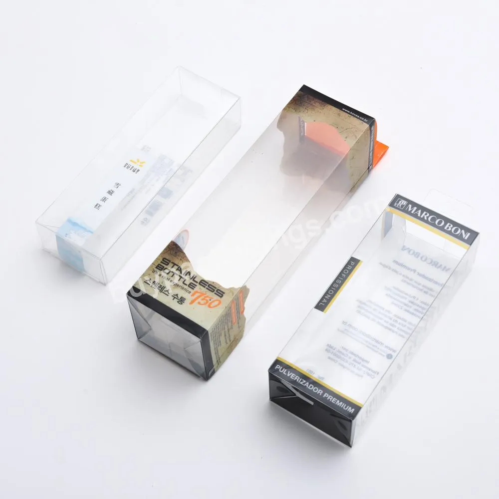 Customized Design Small Gift Toy Clear PVC Plastic Packaging Box Disposable